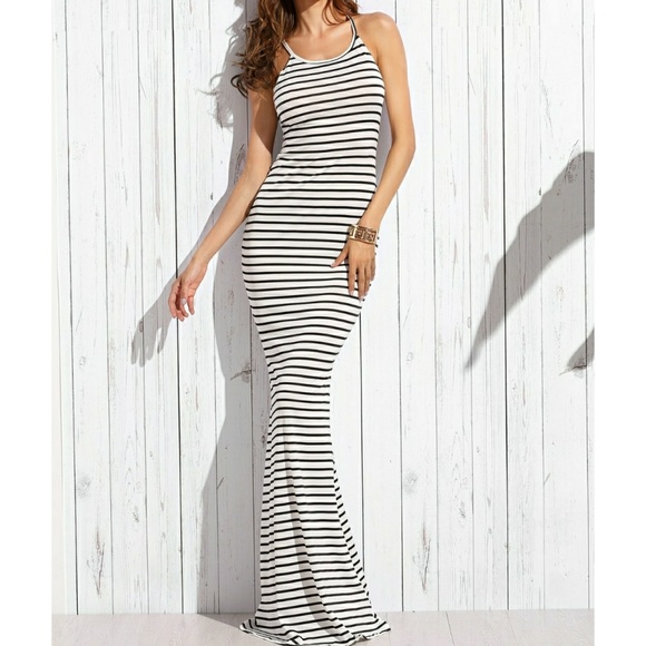 ⬇️Crisscross Back Floor Length Dress - Picture 4 of 7